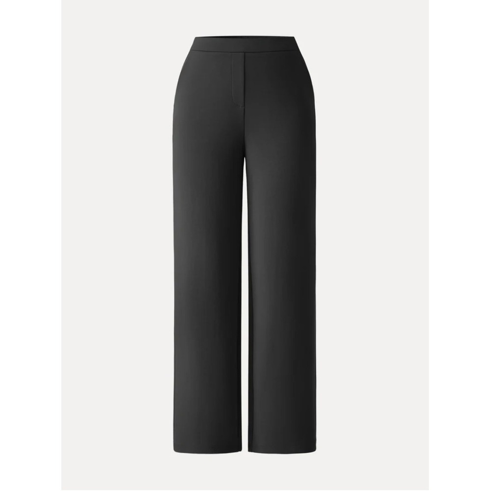 OGL Sandwashed Modal Breathable Straight Leg Pull-on Travel Pant Black Medium
